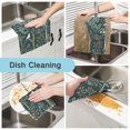 thumbnail image 2 of Yayeee 6 Pack Kitchen Dishcloths for Washing Dishes Soft Absorbent Microfiber Towels, Floral Forest Scene, 2 of 9