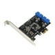 thumbnail image 2 of Tarjeta de Convertidor de Concentrador de Controlador USB3.0 Interno de 19 pines CUTICAT Tarjeta de expansión PCIe, 2 of 8