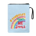 thumbnail image 2 of HELLHERO Rainbow Smile Bible Case Bag Tote Bags for Decorative Design Book Organzier Holder Polyester with Lightweight and Washable, 2 of 8