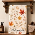 thumbnail image 2 of suore Fall Kitchen Towel, Thanksgiving Absorbent Decorative Dish Towel, Seasonal Farmhouse Kitchen Hand Towel, Hand Towel for Fall Harvest Thanksgiving Kitchen Decor, Housewarming Gift, 40*60cm, 2 of 7