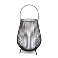 thumbnail image 4 of 13.78 Inch Outdoor Black Metal Wire Lantern with Solar Ball and Handle, 4 of 7