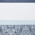 thumbnail image 5 of 510 Design Polyester Microfiber Embroidery Printed Shower Curtain in Blue, 5 of 5