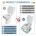 thumbnail image 2 of YIHATA Disposable Toilet Seat Covers - 20 Pack - Waterproof, Ideal for Kids and Adults – Extra Large, Individually Wrapped for Travel, Toddlers Potty Training in Public Restrooms (Dinosaurs), 2 of 6