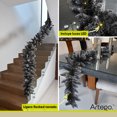 thumbnail image 2 of Guirnalda de Navidad Artego 270cm con Luces LED Semi Nevada color Negro, 2 of 5