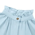 thumbnail image 4 of Dlentnea Girls Tops Elegant Ruffle Long Sleeve Blouses Kids Button down Uniform Schools Dress Shirt Tops, 4 of 6