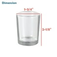 thumbnail image 2 of Aspen Creative 25701-12, Votive Candle Holder, Home Decor, 1-3/4" D x 2-1/8" H, Set of 12, 2 of 9