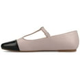 thumbnail image 2 of Journee Womens Theah T-Strap Cap Toe Mary Jane Dress Flats, Widths Available, 2 of 9