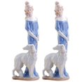 thumbnail image 1 of Arte en porcelana femenina MadameRenaud 2pzas 12x30x12cm Frente x Alto x Fondo Porcelana Artesanal, 1 of 1