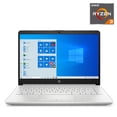 thumbnail image 1 of Laptop HP 14 Silver Ryzen 3 AMD Radeon Graphics 4GB 128GB SSD Win10, 1 of 3