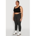thumbnail image 3 of Womens Plus Size High Waisted Leggings, 3 of 5