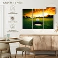 thumbnail image 4 of Elephant Stock Golf Ball Wall Art - Horizontal Multi Panel Canvas - Living Room Wall Decor - Sports Multi Panel - Orange And Yellow Decor - 45" x 28", 4 of 4