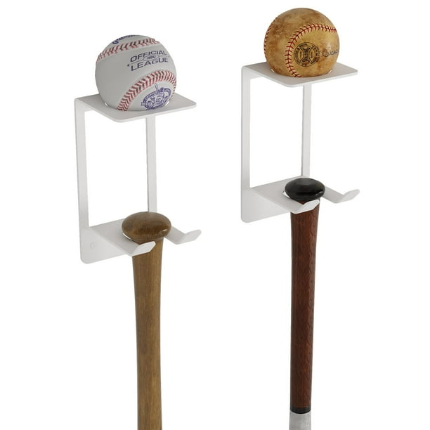 Wallniture Baspo Baseball Bat Holder Wall Mount Softball Display Rack
