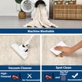 thumbnail image 3 of Scalloped Edge Area Rug – Non-Slip, Machine Washable Low Pile Indoor Carpet, Modern Farmhouse Floor Mat for Living Room, Bedroom, Nursery, Dining Room, Office, 3 of 10