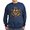Navy, variant on CafePress - Sunflower Tiger Sweatshirt - Classic Crew Neck Sweatshirt