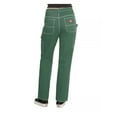 thumbnail image 2 of DICKIES Womens Green Pocketed Zippered High Rise Carpenter Straight leg Pants 7\28, 2 of 2