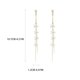 thumbnail image 3 of Pendientes de borla con flores blancas para mujer | Pendientes colgantes bohemios | Joyería ligera hecha a mano para ocasiones informales y especiales | Accesorio romántico para el día a día, 3 of 6