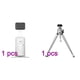 thumbnail image 1 of AI teléfono inteligente panyon 360 grados siguiendo VLOG video fotografía soporte de transmisión en vivo + mini teléfono móvil trípode telescópico de dos secciones trípode de fotografía de escritorio Kearding  EL001666-01B*1+EL002593-02B*1, 1 of 2