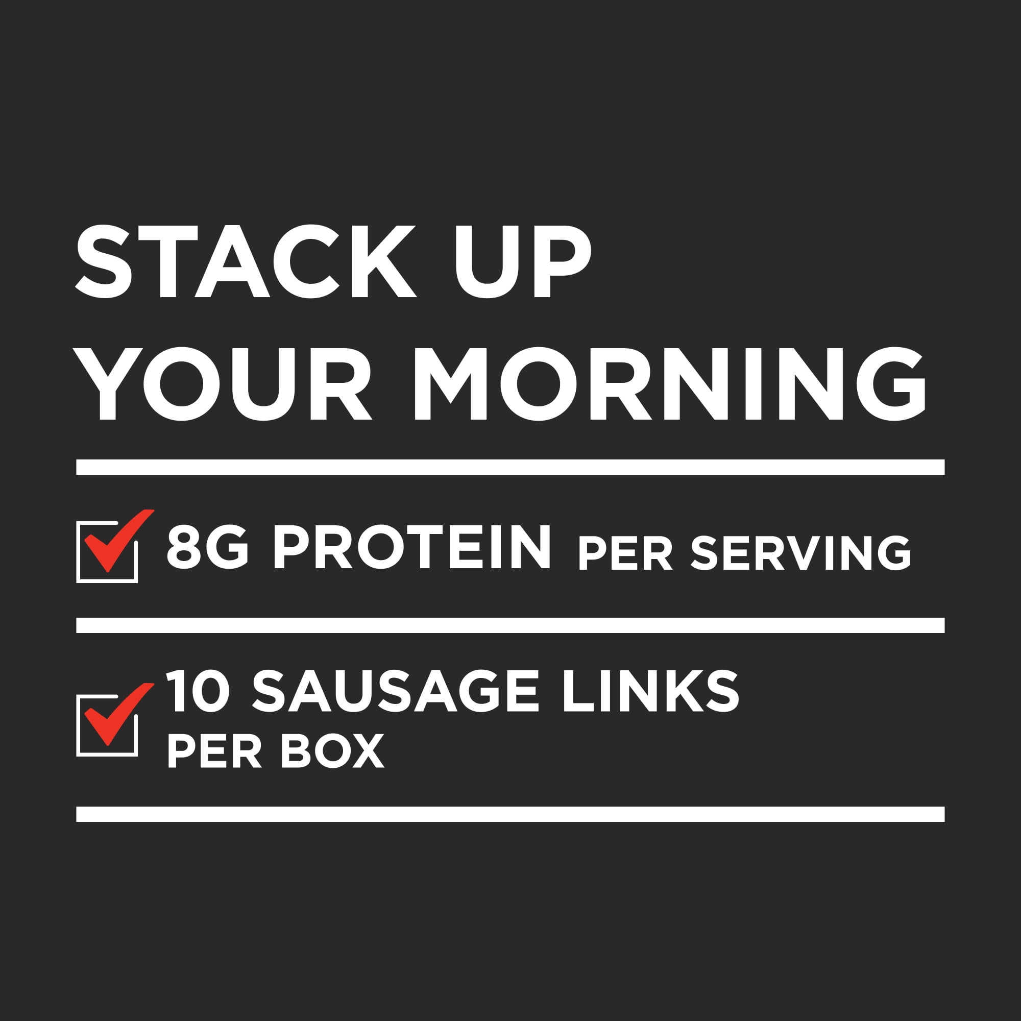 Banquet Brown 'N Serve Turkey Sausage Links, 8g Protein per Serving, Frozen Breakfast Sausage, 6.4 oz.