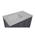 thumbnail image 6 of Lakeshore 36" Bathroom Vanity with Marine Gray Cabinet and Engineered White Top, 6 of 6