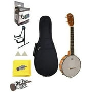 Oscar Schmidt Model OUB1 Concert Size Banjolele Banjo Uke w/Uke Stand + More