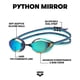 thumbnail image 3 of Gafas de natación Arena Python Racing unisex con lentes antivaho con espejo, 3 of 8