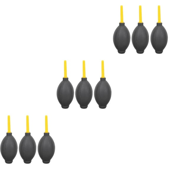 3 Pack Camera Lens Cleaning Monitor Compressed Air Dust Blower Wireless Bulb