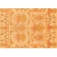 thumbnail image 1 of Ahgly Company Indoor Rectangle Abstract Orange Modern Area Rugs, 5' x 8', 1 of 4
