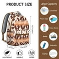 thumbnail image 6 of Trendy Boho Chic Backpack - Vintage Inspired Tribal Print, 17" Laptop Sleeve, Large Capacity Daypack for Women & Men, Perfect for School, Work & Weekend Adventures, 6 of 6