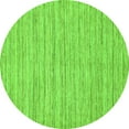 thumbnail image 1 of Ahgly Company Indoor Round Solid Green Modern Area Rugs, 7' Round, 1 of 4
