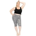thumbnail image 2 of Women's Oh So Soft Knee Length Leggings | Poly Spandex | Plus Size XL -7X, 2 of 3