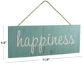thumbnail image 3 of Excello Global Products Hanging Home Decor Sign with Sawtooth Hook and Jute Hanging Rope (Home, Family, Love, Laugh, Live, Happiness in Neutral Colorway) - EGP-HD-0358, 3 of 6