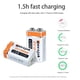 thumbnail image 5 of Batería de litio recargable de 9 V, 1200 mAh, carga rápida USB, 5 of 8
