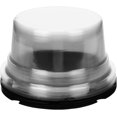 thumbnail image 1 of QAQ-50 piezas de contenedores de plástico desechables para pasteles, soporte redondo para pasteles, caja de panadería, soporte para cupcakes con tapas tipo cúpula para bodas, Pascuas, almacenamiento, 1 of 8
