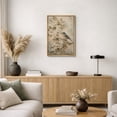 thumbnail image 5 of Framed Canvas Wall Art Vintage Bird Blossom Print for Living Room Decoration - 16"x24" NATURAL, 5 of 8