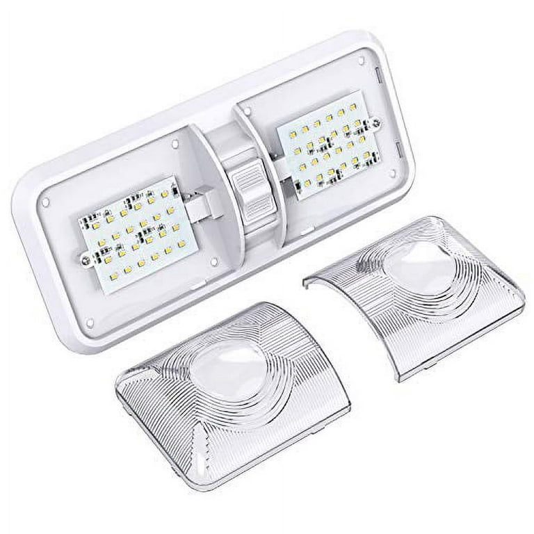 Leisure LED RV LED Ceiling Light 21 x 8 Fixture 2000 Lumen with Touch  Dimmer Switch Interior Lighting for Car/RV/Trailer/Camper/Boat DC 12V  Natural White 4000-4500K (1 Pack) 