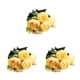 thumbnail image 1 of Ramo Falso Bearachild Peonías Artificiales de Seda Amarillo 5 Cabezas, 1 of 6