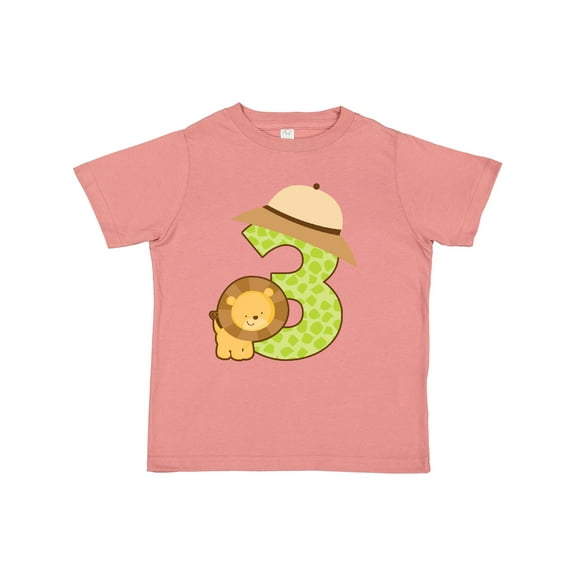 Inktastic Safari 3rd Birthday 3 Year Old Boys or Girls Toddler T-Shirt