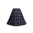 thumbnail image 2 of Jupe pour Filles Ensemble Uniforme Scolaire pour Enfants Jupe Plissée Tartan Vert 13-14 Ans, 2 of 5