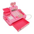 thumbnail image 5 of Caja registradora Juego de juguetes Lindos colores brillantes Plástico duradero Efectos de sonido ligeros Caja registradora para niños mayores de 3 años Rojo, 5 of 5