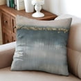 thumbnail image 4 of Sophisticated Comfort: Blue & Grey Abstract Art Pillow Covers, 16x16 Inch, Set of 2 - Modern Gallery Decor for Bedroom, Sofa, Living Room, 4 of 7