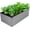 Silver, variant on 8x2x2FT Galvanized Raised Garden Bed Kit,Vegetable Plant Boxes-Rectangle Metal Flower Box,Large Planter Raised Beds Outdoor Garden for Planting,Fruit,Herb-Black