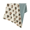 thumbnail image 1 of Estink Couverture Bébé à Pois Portable Confortable en Flanelle pour Nourrisson, 1 of 8