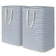 thumbnail image 1 of Cesto de ropa Lifewit, grande, plegable, 2 x 80 L, impermeable, azul, 1 of 9