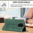 thumbnail image 3 of For One Plus 8 Pro Wallet Phone Case Durable PU Leather Flip Cover-Green, 3 of 3
