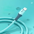 thumbnail image 2 of Fast Charging Cable, 3.3/4.9/6.6ft USB-C/PD/USB To Type C/Micro USB Silicone Fast Charging Cable For ,iPhone ,iPad Samsung LG Motorola Google Pixel, 2 of 5