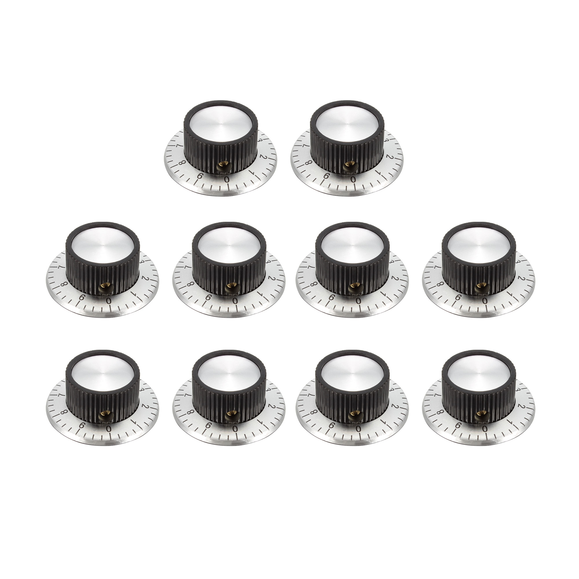 10 Pcs Speaker Control Knob Power Amplifier Knob 36x15mm Digital Knob
