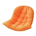 thumbnail image 1 of Cojín colgante para silla con forma de huevo, cojín colgante para silla con forma de cesta, lavable, suave y cómodo, almohadilla gruesa para oficina, Naranja, 1 of 8