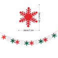 thumbnail image 3 of Teissuly Christmas Banner Decoration, Hanging Flag Letter Colored Flag Flower Christmas Party Decoration Supplies Teissuly WER202310163096, 3 of 3