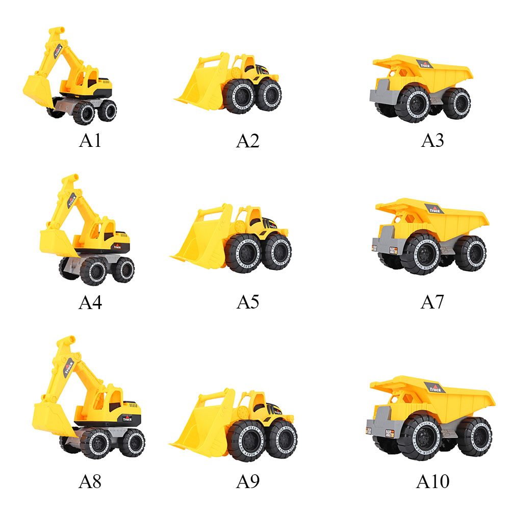 Baby Shining Car Toy Engineering Car Excavator Model Tractor Toy Dump Truck Model Classic Toy Vehicles Mini Gift for Boy - image 5 of 8