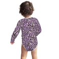Cotton Baby Onsies, zebra print purple Unisex Newborn Baby Long Sleeve